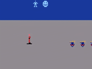 Sorcerer title screen for Atari 2600